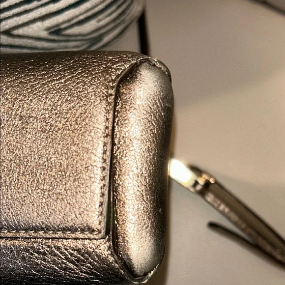 Coach Borough Leather Satchel in Metallic Bronze - Picture 11 of 12